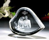 3D Laser Crystal Photo Frame